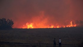 Požáry v Řecku (21. 8. 2023)