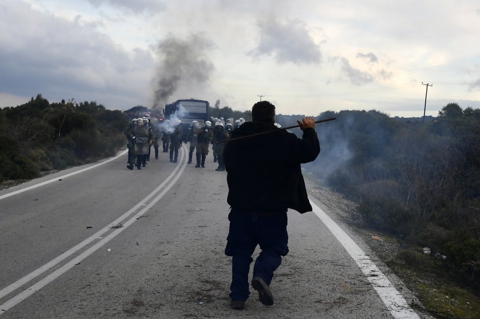 Rozsáhlé protesty v Řecku.