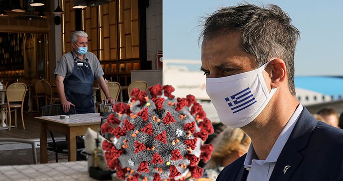 V Řecku budou lidé povinni nosit roušky do obchodů a bank