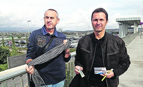 Miloslav Buchta (vlevo) a Miloslav Pezlar byli v uplynulých dnech už podruhé navštívit své syny v řecké vazbě
