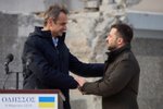 První návštěva řeckého premiéra na válečné Ukrajině (6. 3. 2024).