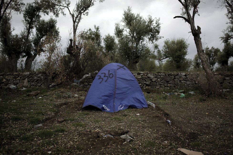 Krize v uprchlickém táboře Moria.