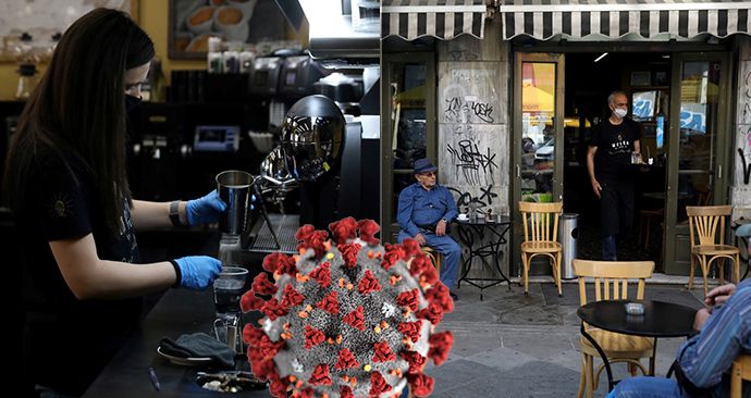 V Řecku se otevírají kavárny a restaurace, místní mohou cestovat na místní ostrovy.