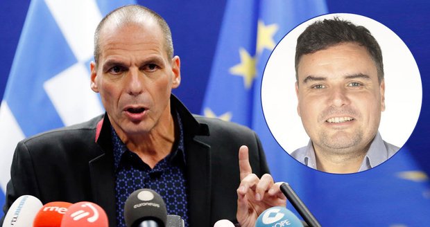 Řecký ministr financí Janis Varufakis, jeden z hlavní aktérů řecké frašky. Komentář Petra Holce