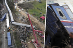 Při noční srážce dvou vlaků v Řecku zahynulo nejméně 36 lidí (1.3. 2022)