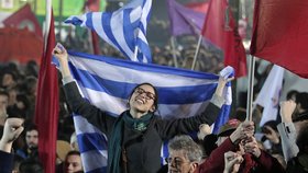 Řecká radost: Volby vyhrála levicová SYRIZA