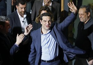 Alexis Tsipras, lídr řeckého vítěze voleb (SYRIZA)