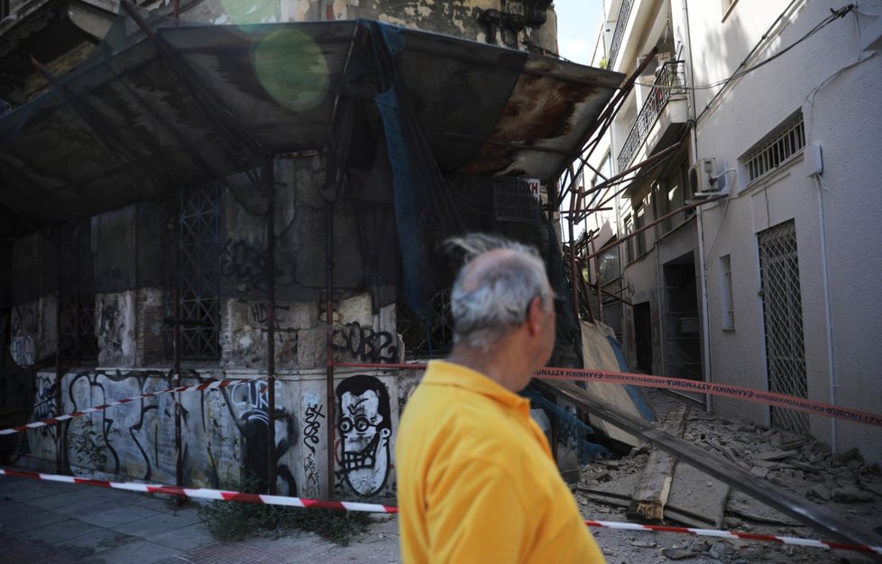 Řeckou metropoli vyděsilo zemětřesení o síle přes 5 stupňů.