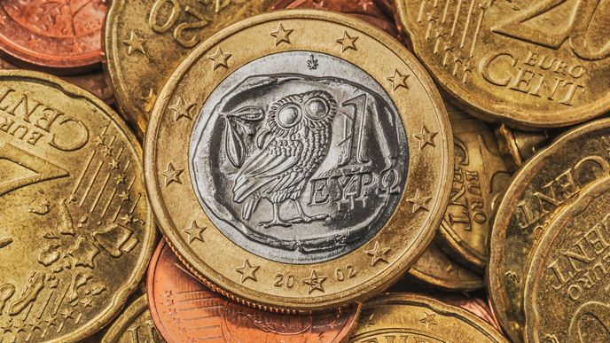 řecké euro (ilustrační foto)