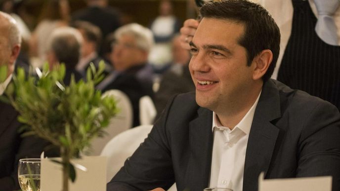 Řecký premiér Alexis Tsipras (15. května 2015)