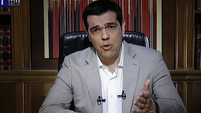 Řecký premiér Alexis Tsipras v televizním projevu oznámil uzavření bank