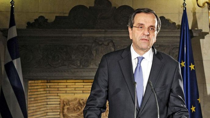 Řecký premiér Antonis Samaras