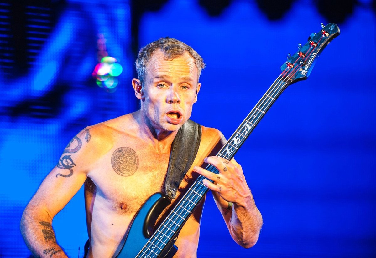 Člen kapely Red Hot Chili Peppers Flea alias Michael Balzary.