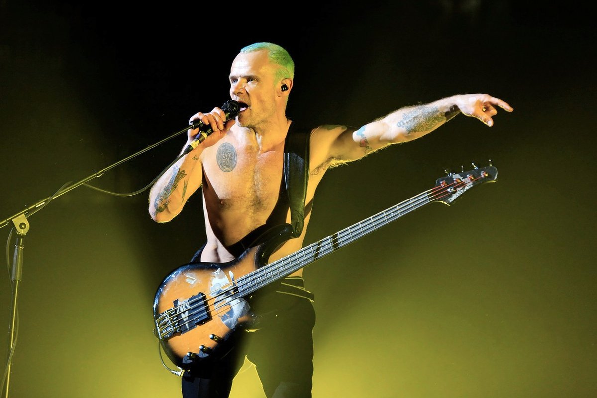 Člen kapely Red Hot Chili Peppers Flea alias Michael Balzary.