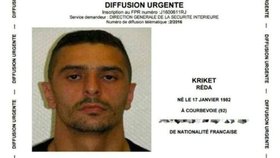 Islamistický radikál Reda Kriket, který byl zhruba před týdnem zatčen na pařížském předměstí Argenteuil.