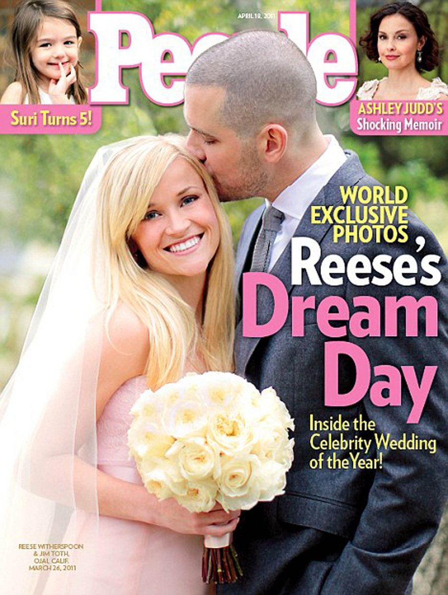 Reese Witherspoon - svatební foto