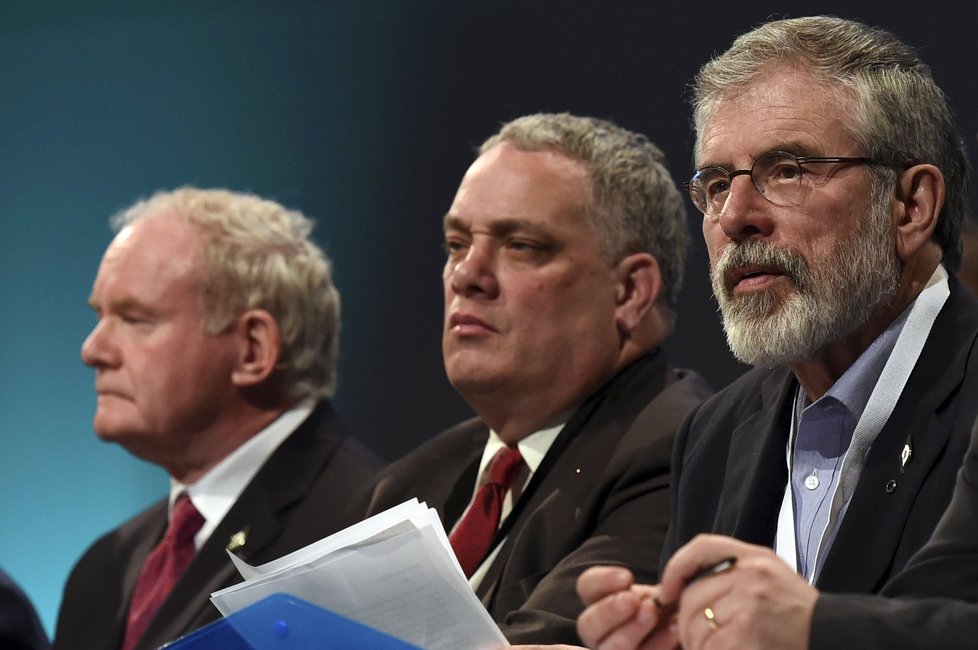 Představitelé irské republikánské strany Sinn Féin