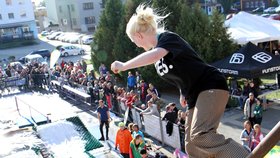 Na snowboardovou a freeski exhibici se mohou těšit v sobotu 23. září návštěvníci Veselí nad Moravou.