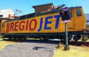 Hotový model RegioJetu je téměř k nerozeznání od reálné lokomotivy
