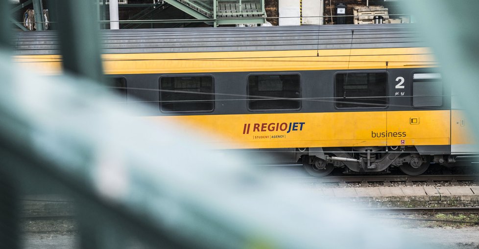 Vlaky RegioJetu na Smíchovském nádraží