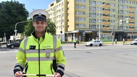 Dopravní policista Michael Jastrzembski (23).