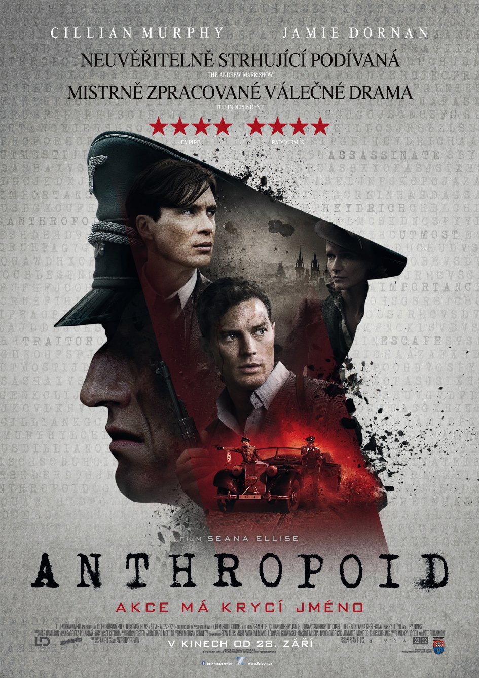 2016 - Anthropoid! Samotný výbuch auta s Heydrichem se natáčel v pražských ulicích několik dní.