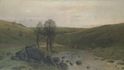 Obraz Antonína Chittussiho: Z údolí Doubravky, 1884
