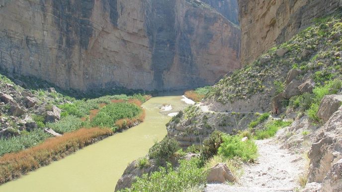 Řeka Rio Grande v Texasu