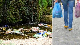 Nákupní tašky často končí ve větru a následně v potocích a řekách. Pro zvířata jsou velmi nebezpečné. Brusel je chce proto zpoplatnit. Zdarma zůstanou jen mikrotenové sáčky.