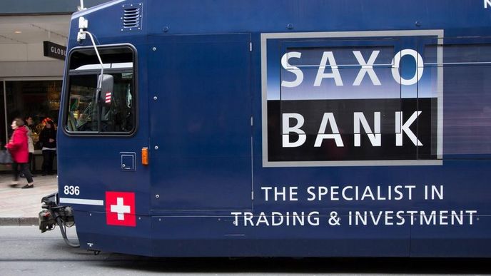 Reklama na Saxo Bank