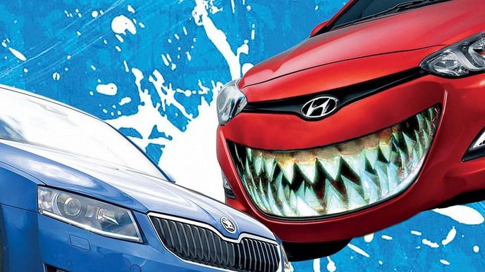 Reklamní válka mezi Škodou a Hyundai