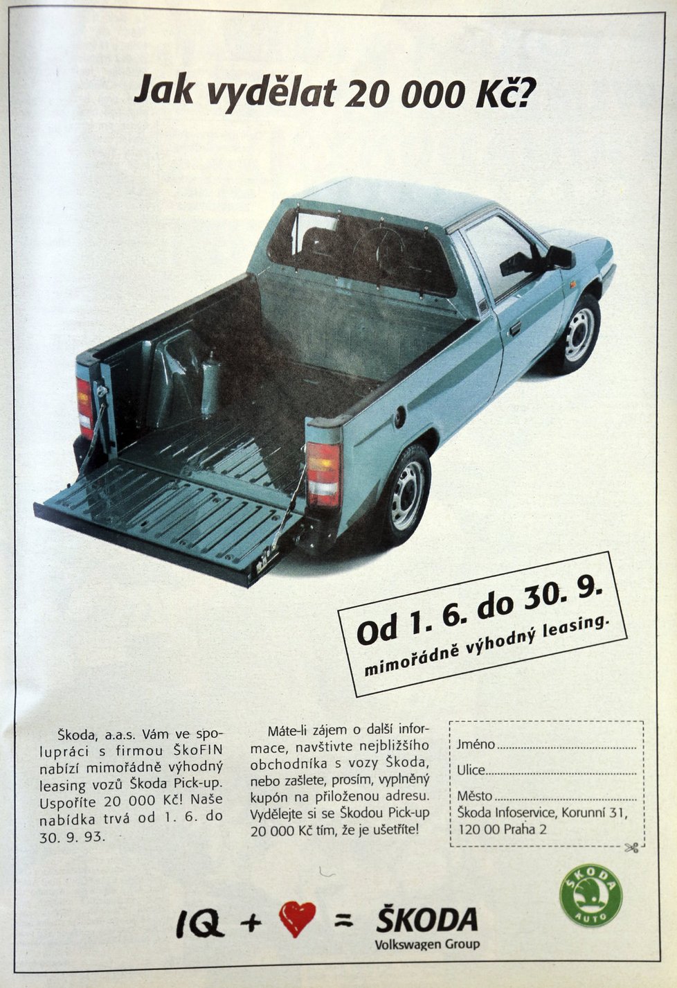 Největší pokrok asi zaznamenala reklama na automobily značky Škoda.
