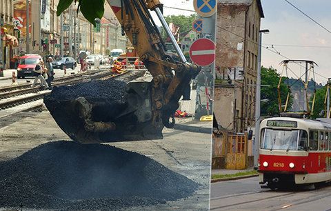 Nádražní v Praze 5 získá nový kabát. V březnu začne největší oprava tramvajové tratě