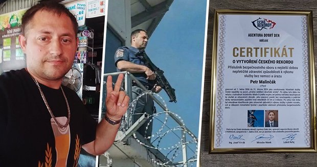 Petr Malinčák (42) je zapsaný do České knihy rekordů, nemarodil 20 let.