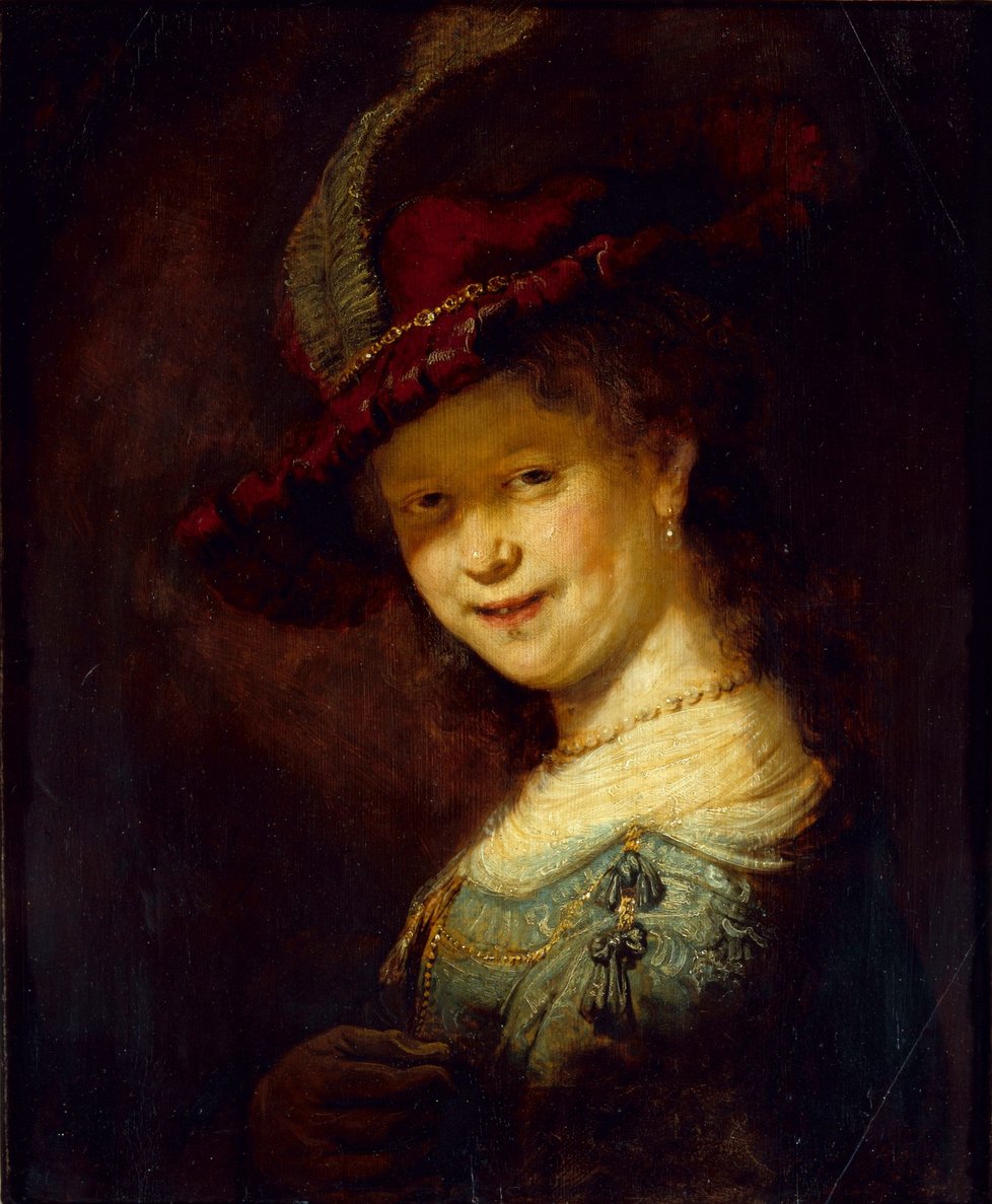 Rembrandt Harmensz. van Rijn, Saskia Uylenburgh jako dívka, 1633