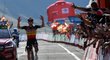 Remco Evenepoel slaví etapové vítězství na Vueltě