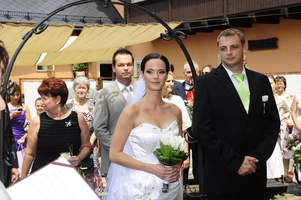 První svatba Renáty Czadernové