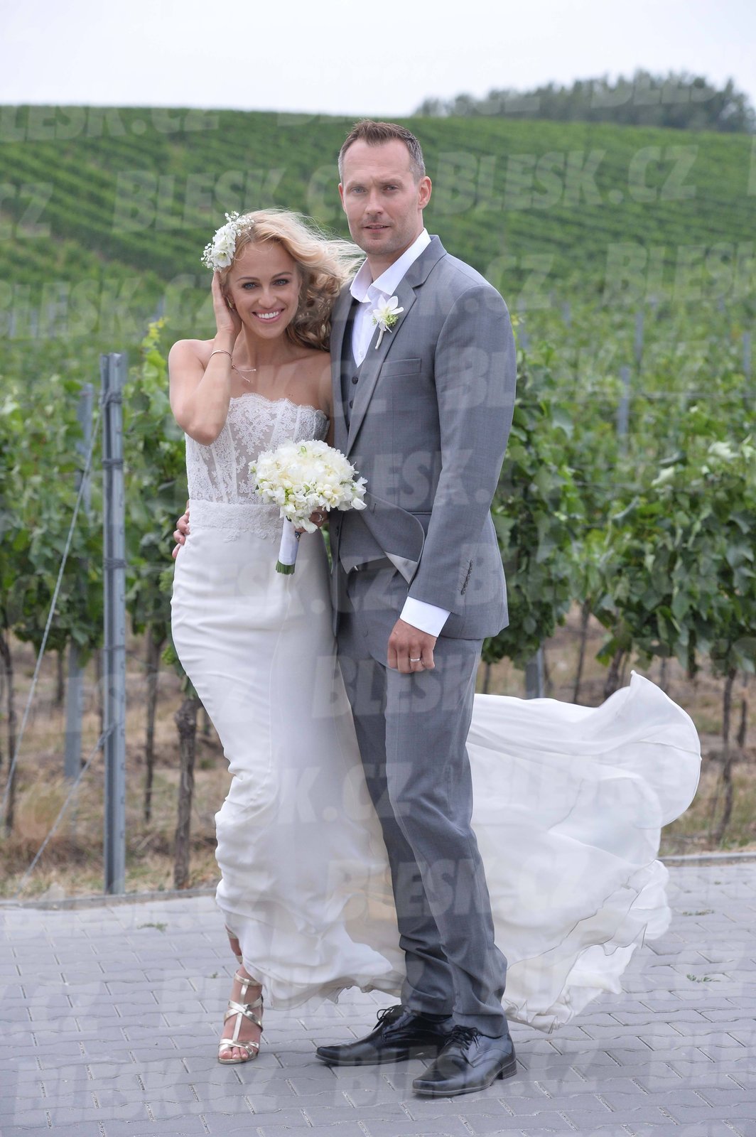 Renata Langmannová, miss 2006, se vdávala na moravské vinici