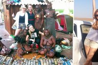 Sexy miss Langmannová: V Africe se blýskla mezi nahými domorodkyněmi!