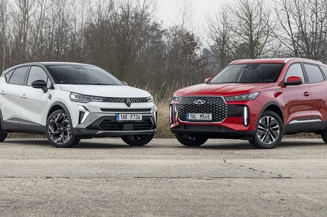 Obrázek: Renault Captur E-Tech vs. Chery Tiggo 4 – Opačné polarity