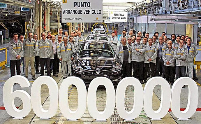 Renault vyrobil v Palencii už šest milionů aut