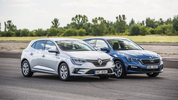 TEST Renault Mégane 1.0 TCe vs. Škoda Scala 1.0 TSI – Taková normální rodinka