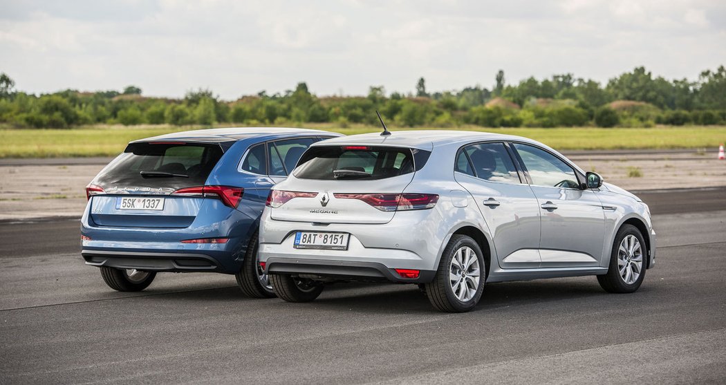 Renault Mégane 1.0 TCe vs. Škoda Scala 1.0 TSI