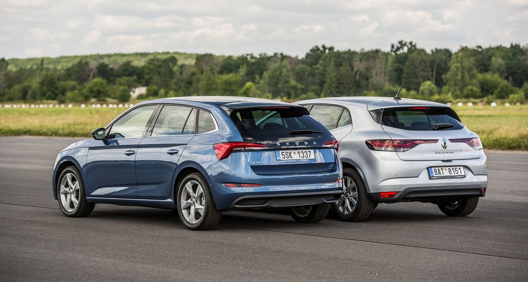 Renault Mégane 1.0 TCe vs. Škoda Scala 1.0 TSI