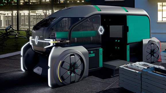 Renault EZ-PRO je vizí budoucnosti lehkých užitkových vozidel pro město