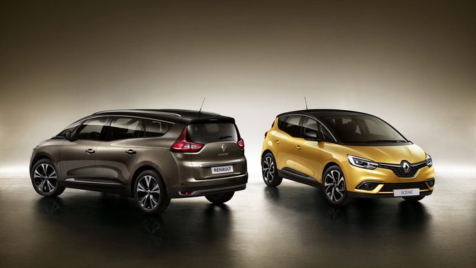Oblíbené rodinné vozy Renault Scénic a Grand Scénic přicházejí na tuzemský trh v nové generaci.