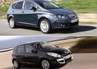 Renault Scénic vs SEAT Altea XL: Co koupit?