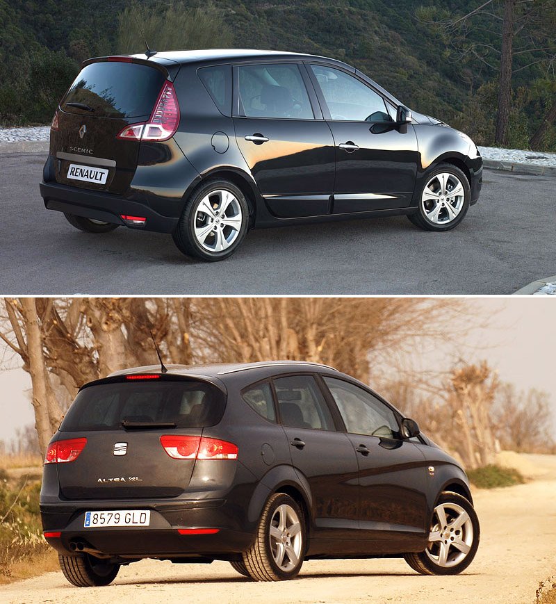 SEAT Altea XL vs. Renault Scénic