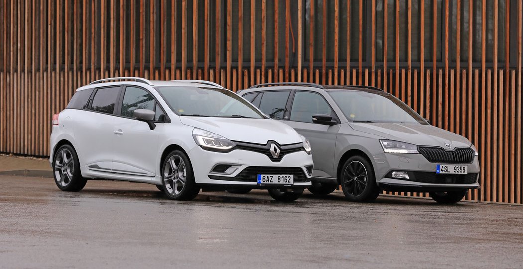 Renault Clio Grandtour 0.9 TCe vs Škoda Fabia Combi 1.0 TSI