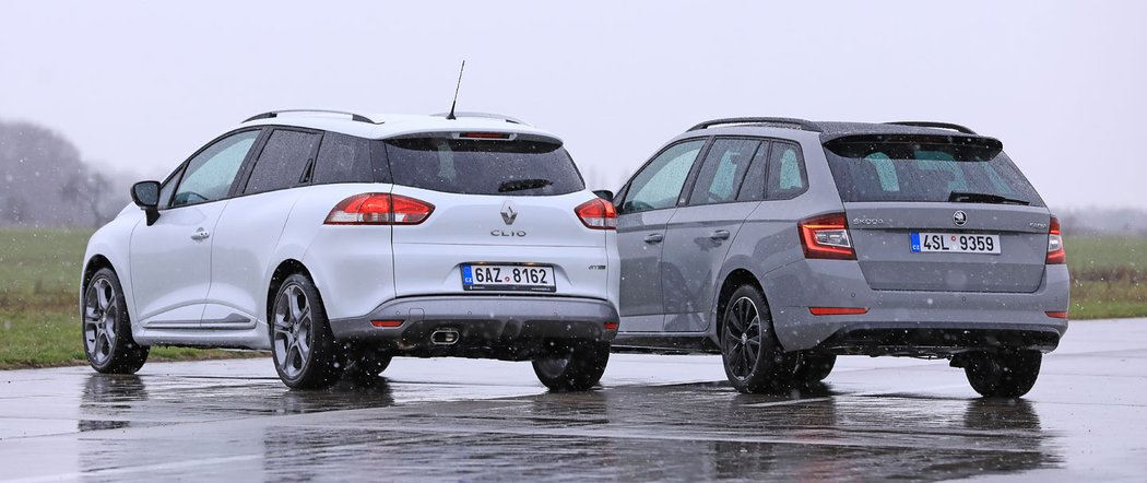 Renault Clio Grandtour 0.9 TCe vs Škoda Fabia Combi 1.0 TSI